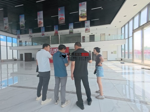 吴忠装修公司|吴忠众华企业展厅装修设计现场勘察