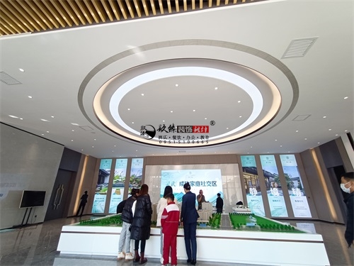 吴忠售楼部大厅装修设计项目|镹臻设计