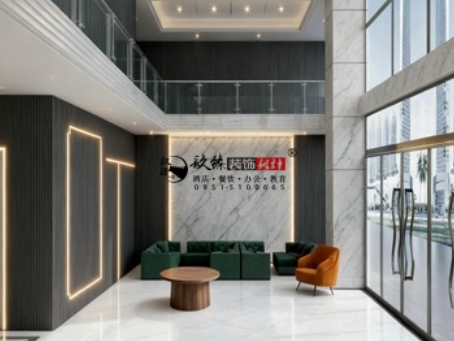 吴忠装修公司|吴忠创想办公楼装修设计效果方案鉴赏